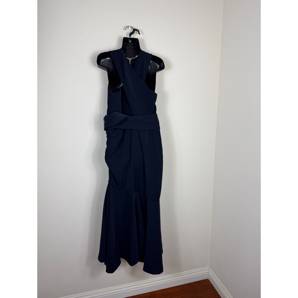 Sachin & Babi Naomi Halter Midi Dress Size 10 Midnight Navy NWT - Picture 9 of 10